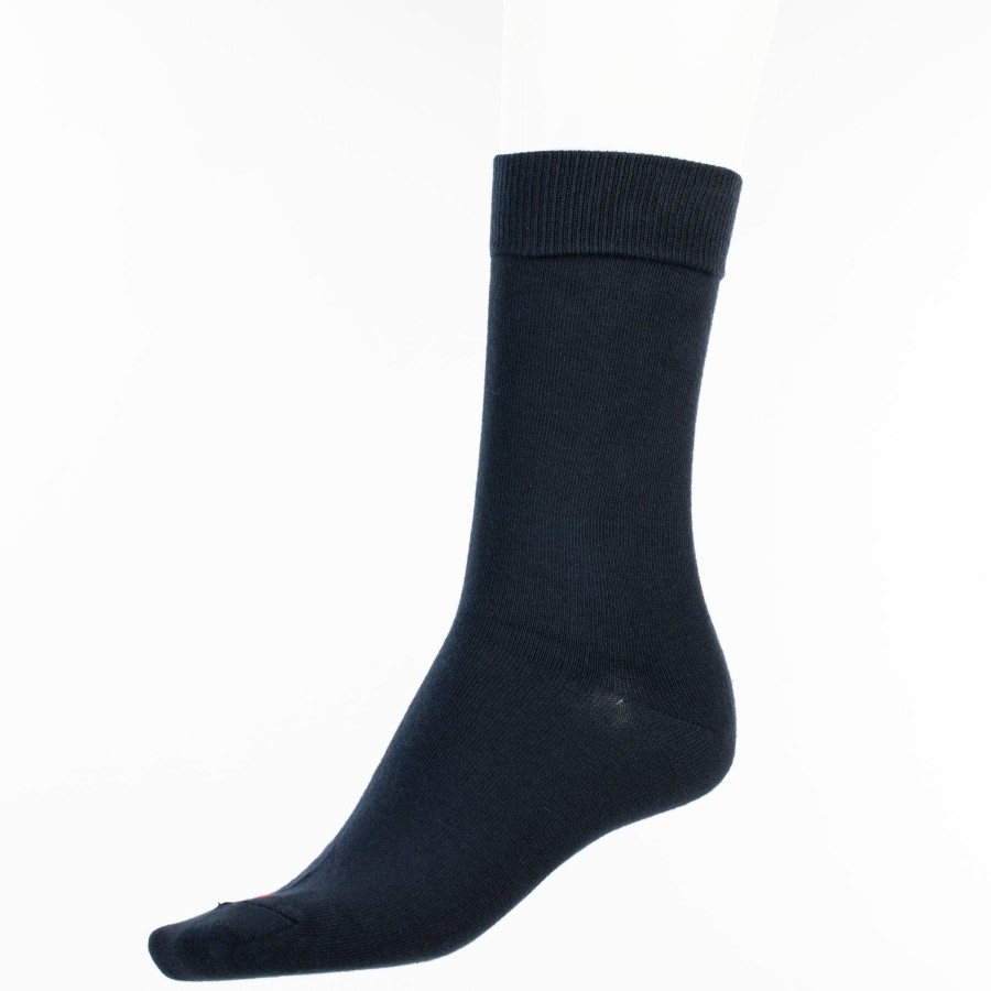 Online Chaussettes Unies Marine Homme