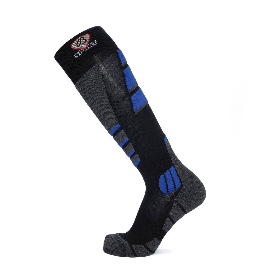 Best Chaussettes De Ski Noir-Gris-Bleu Femme